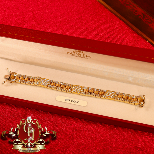 The "Rolex" Inspired 9ct Gold Kids Bracelet | The Cut Price Jewellers