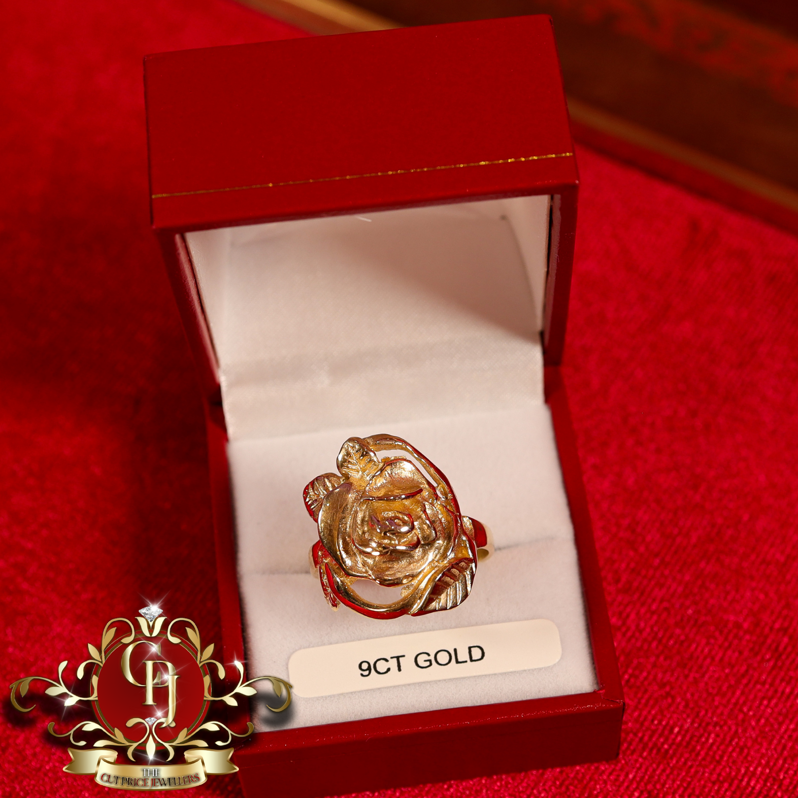 9ct Rose Ring