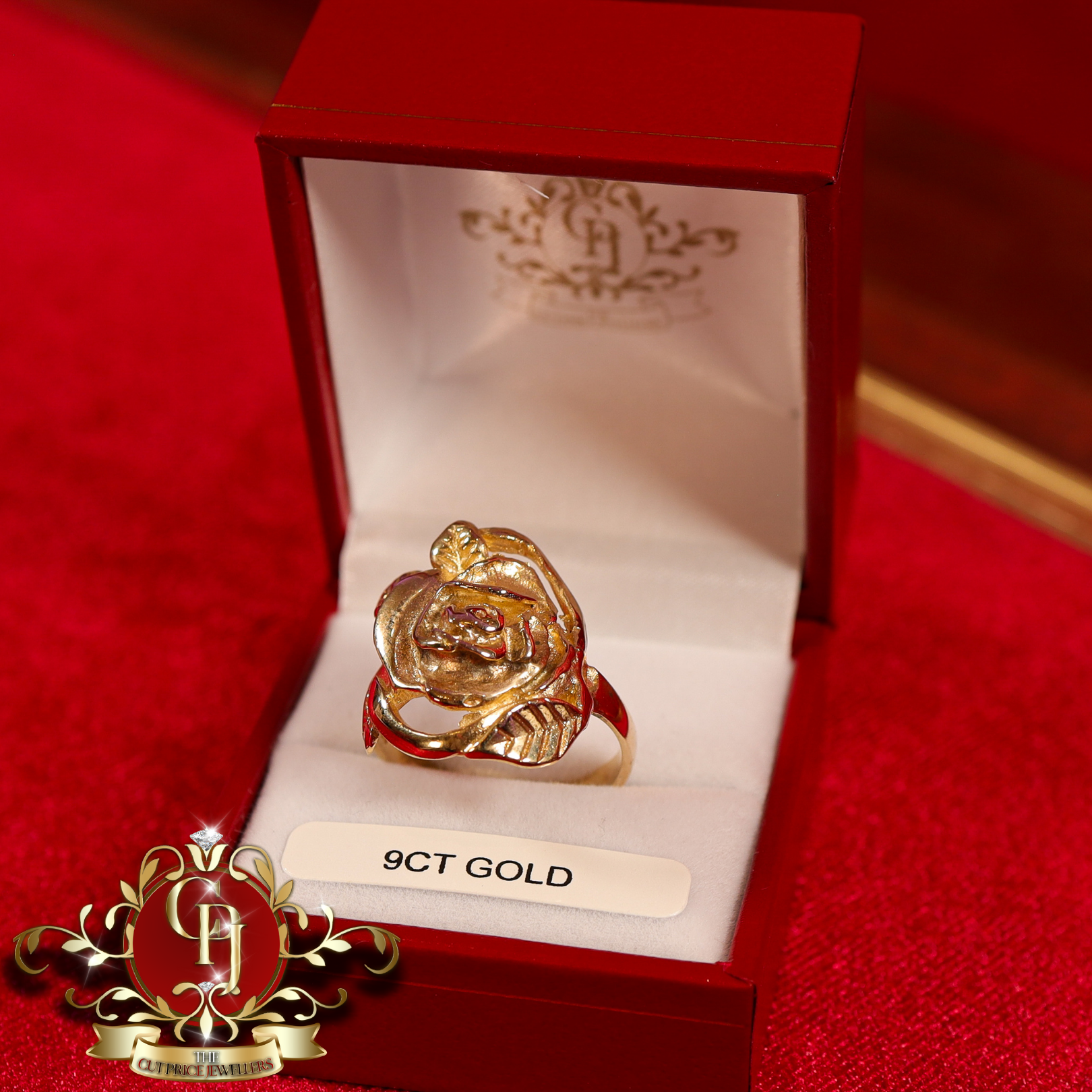 9ct Rose Ring