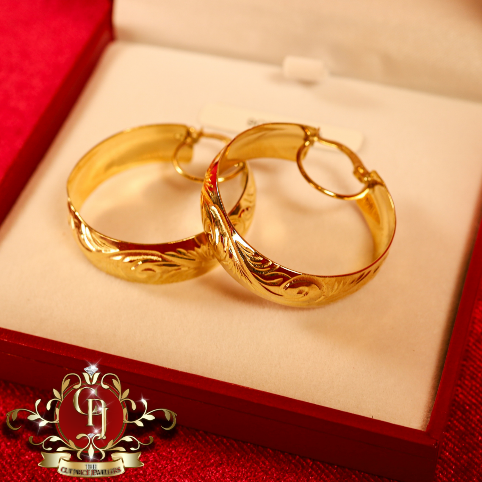 9ct Gold "Suzie" Hoops