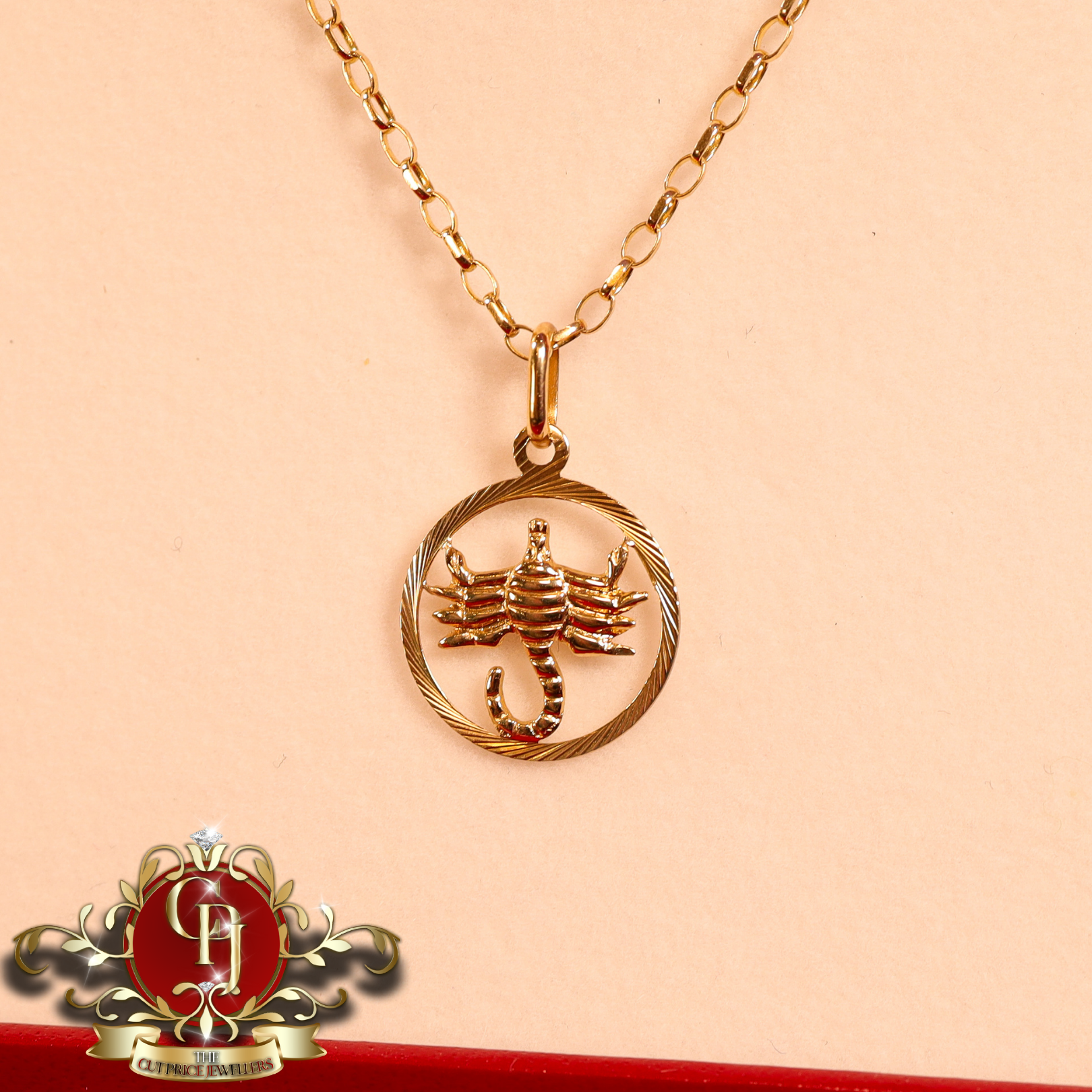 9ct Gold Scorpio Chain