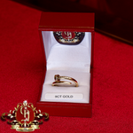9ct Screw Ring