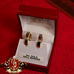 9ct Gold Screwhead Hoops (4 sizes available)