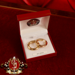 9ct "Christina" Twist Hoop Earrings