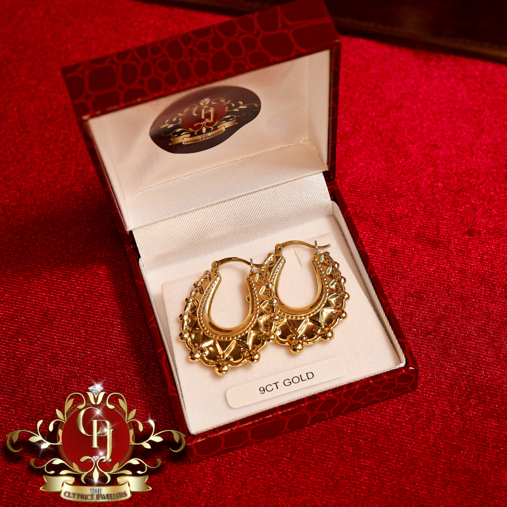 9ct Gold Spike Earrings (various sizes)