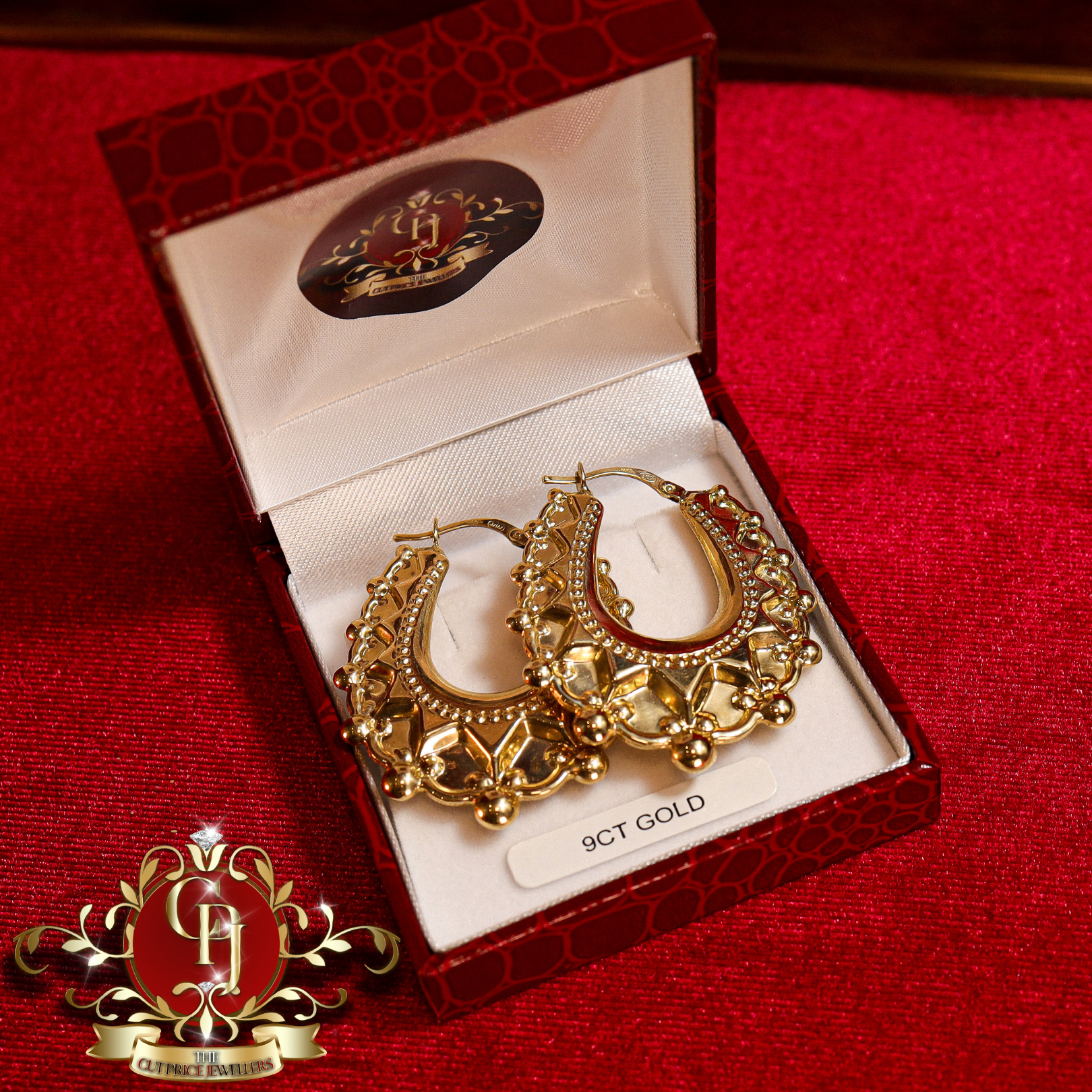 9ct Gold Spike Earrings (various sizes)