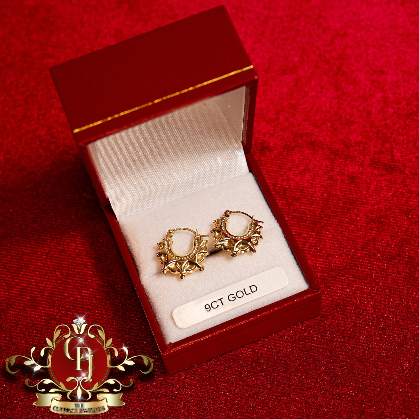 9ct Gold Spike Earrings (various sizes) | The Cut Price Jewellers