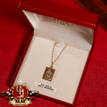 9ct Gold St. Christopher Pendant with Chain