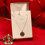 9ct Gold Gentlemen's St. George Pendant with Standard Chain