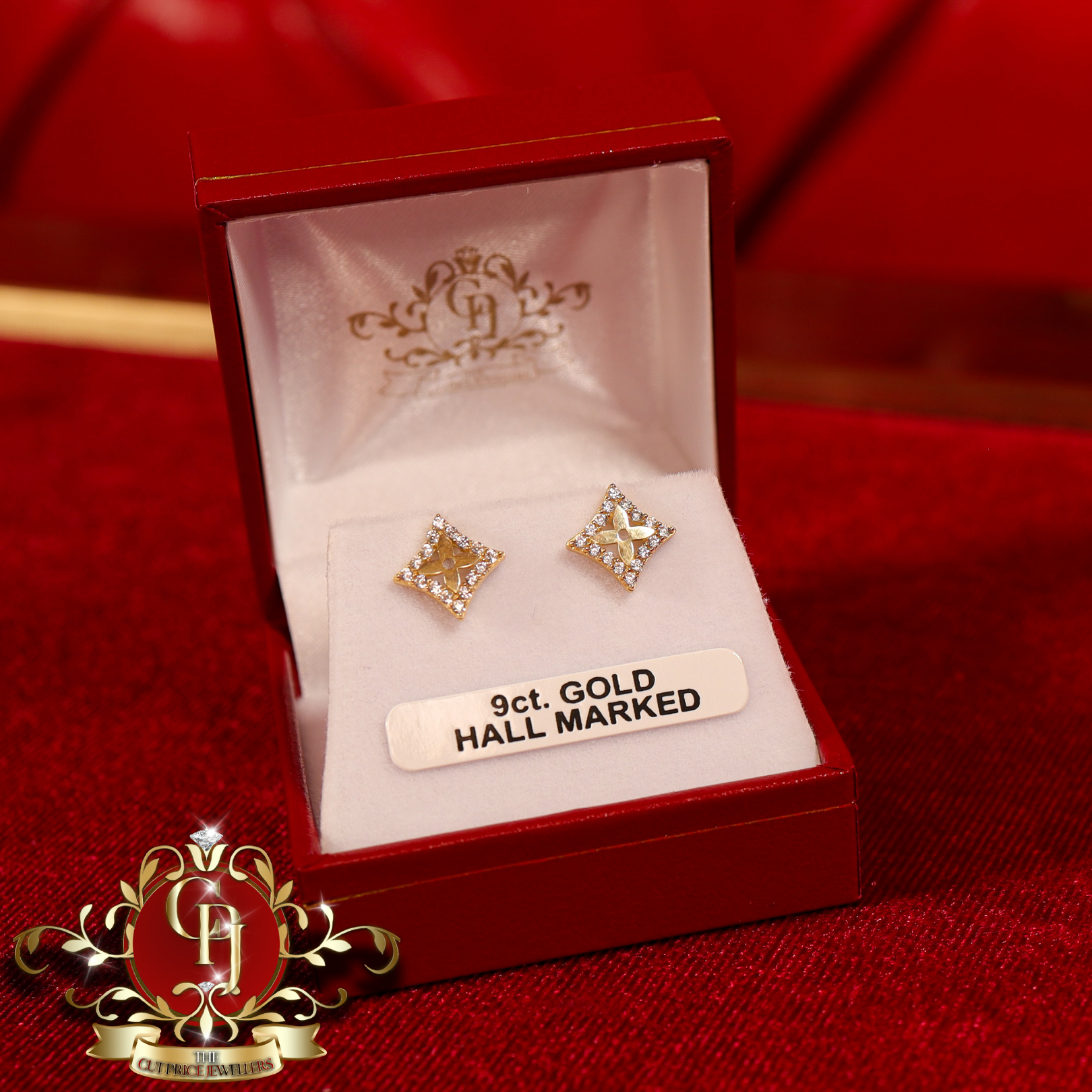 9ct "Victoria" Earrings