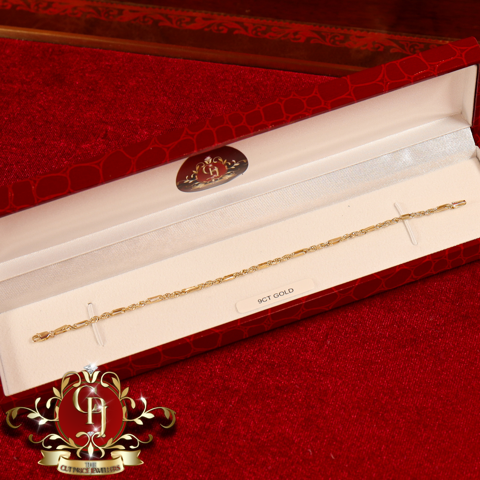 9ct Gold Womens Bracelet