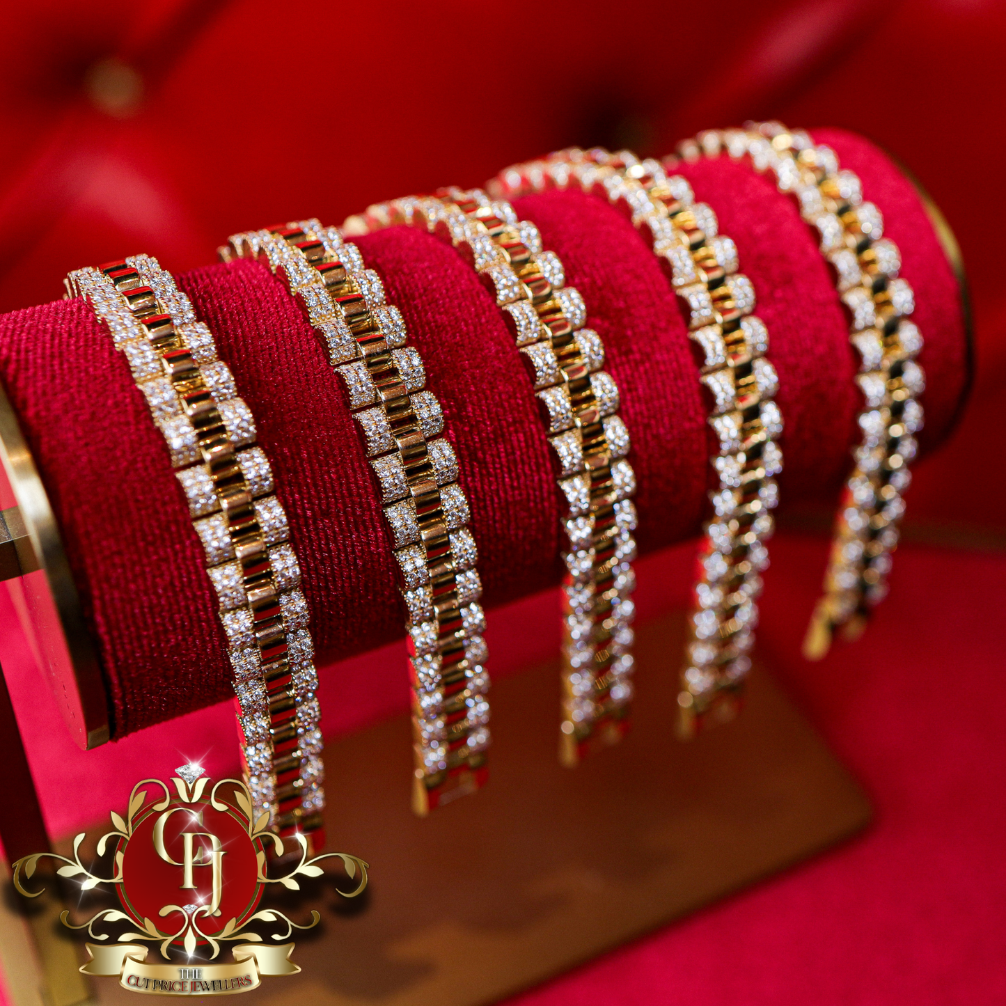 The "Rolex" Inspired 9ct Gold Bracelet | The Cut Price Jewellers