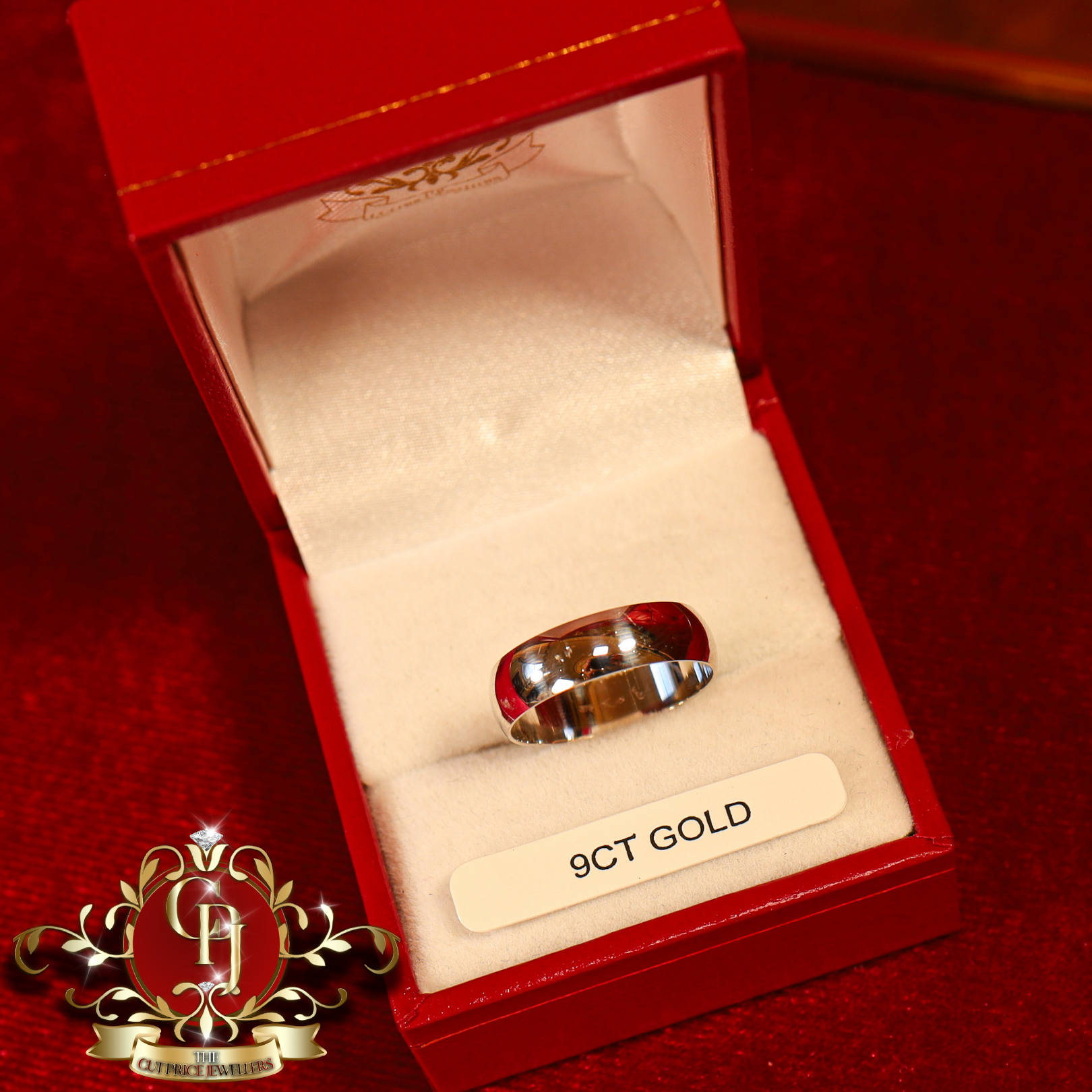 9ct White Gold Wedding Ring