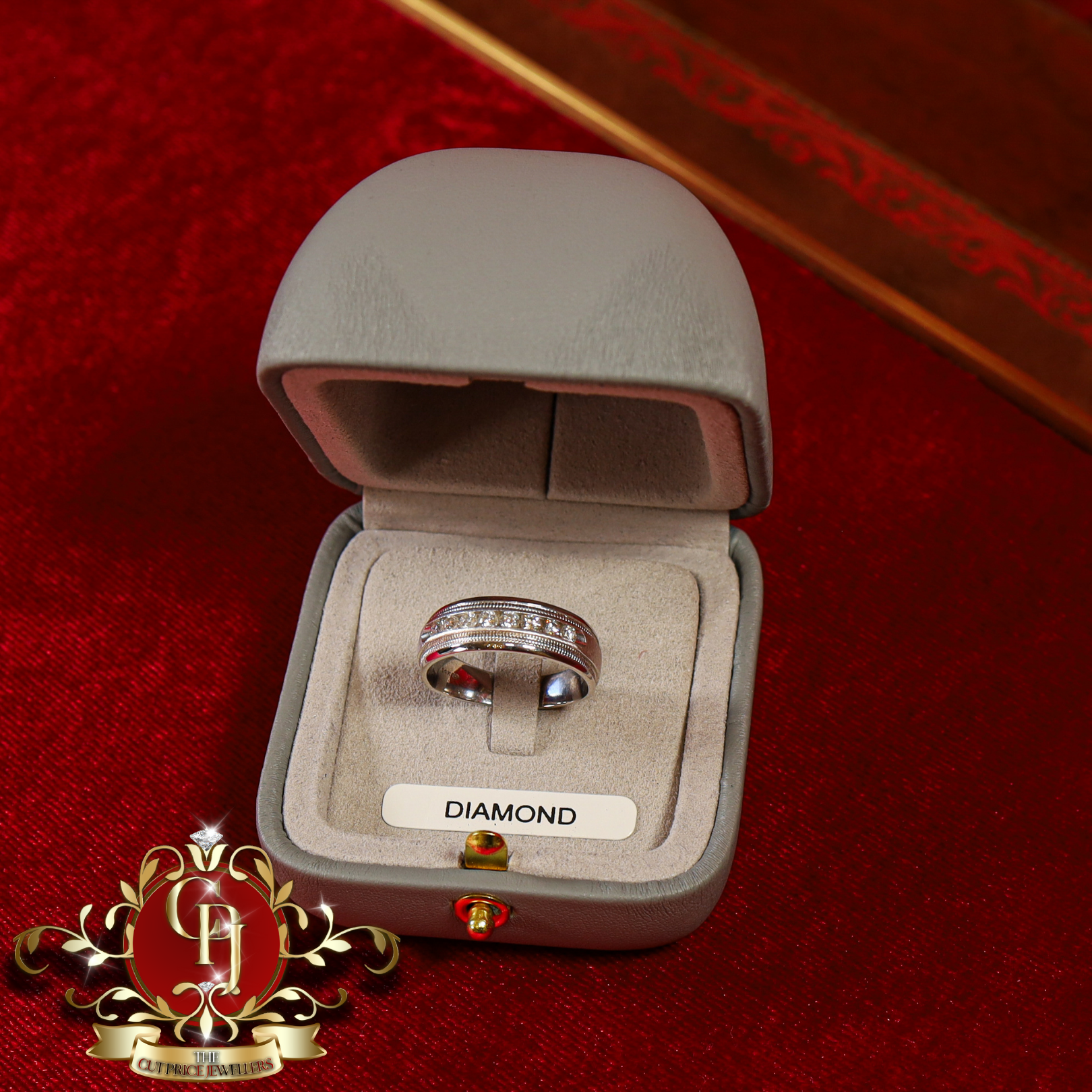 14ct Gold Ring with 0.48ct Genuine Diamonds