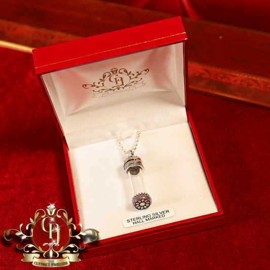 Sterling Silver Ash Holder & Chain | The Cut Price Jewellers