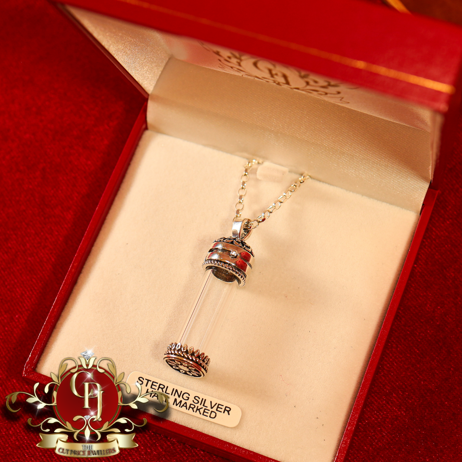 Sterling Silver Ash Holder & Chain