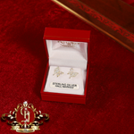 Butterfly Studs (Gold Plated & Cubic Zirconia)
