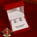 "Lena" Studs (Sterling Silver & Cubic Zirconia)