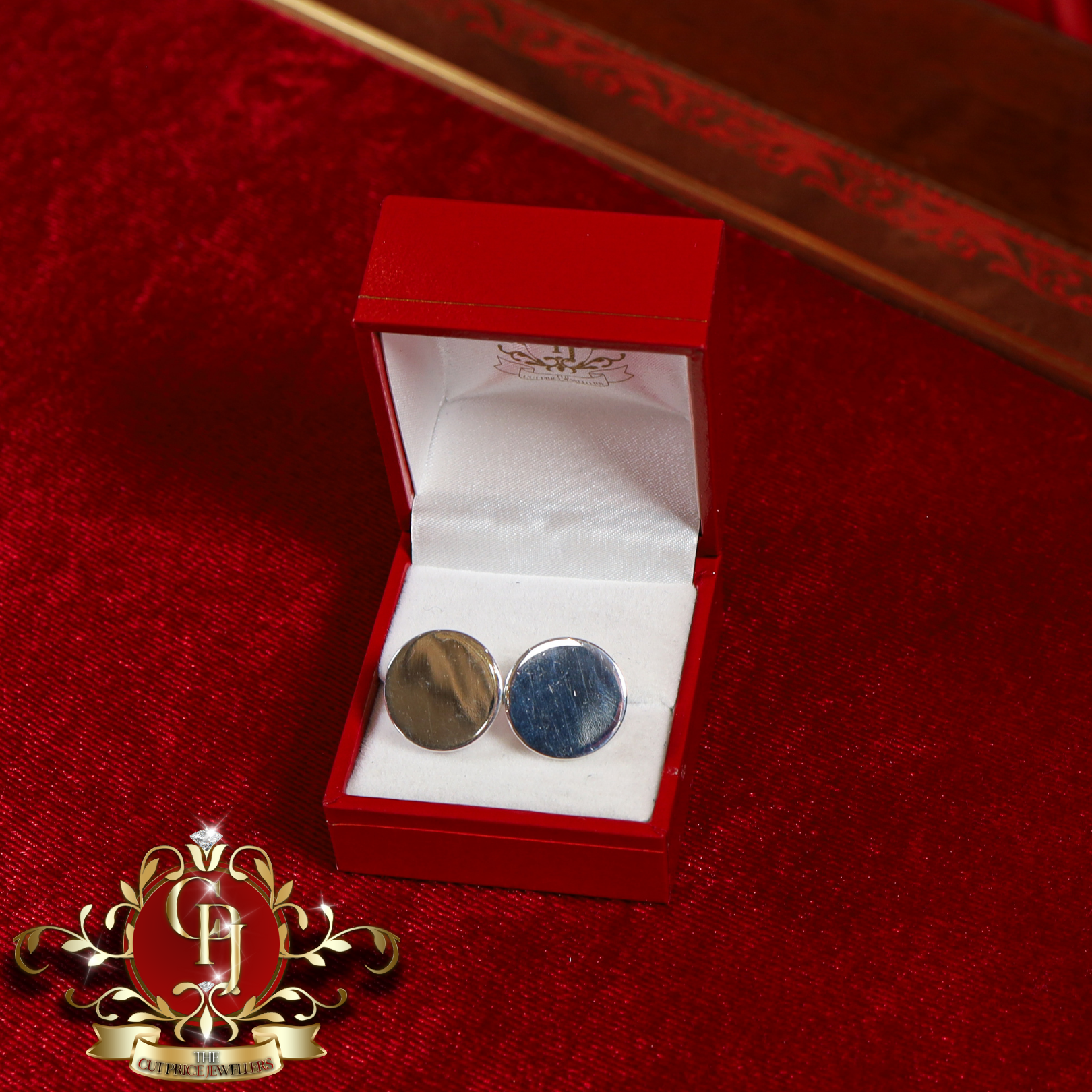 Sterling Silver Cuff Links (3 styles available - engraving also available)