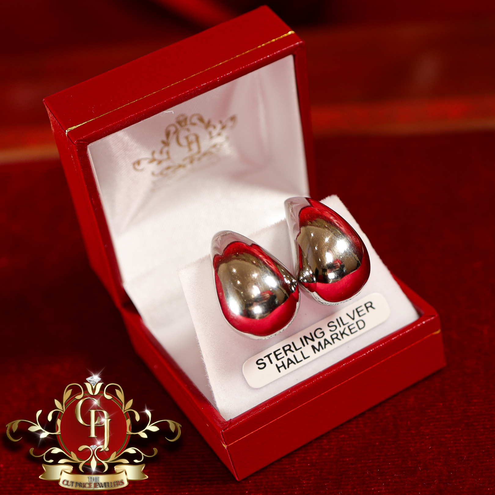 The "Tear Drop" Stud Earrings