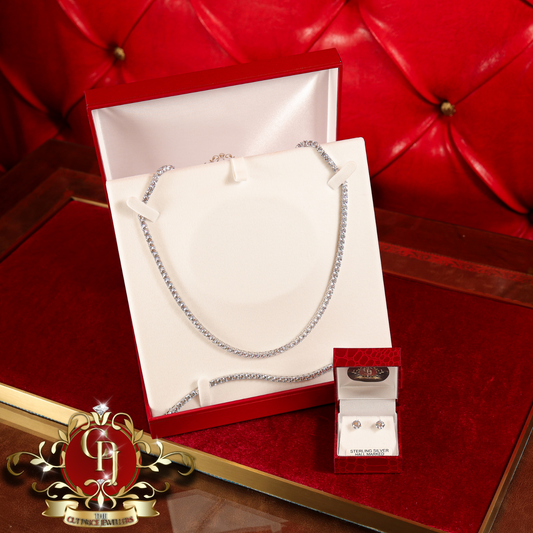 The Classic Tennis Set with Cubic Zirconia | The Cut Price Jewellers