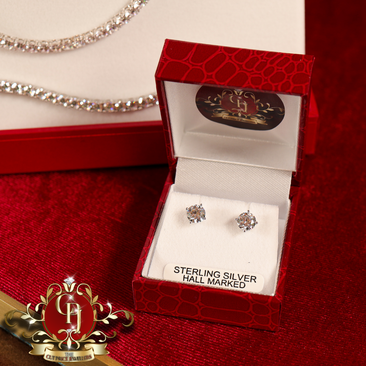 The Classic Tennis Set with Cubic Zirconia | The Cut Price Jewellers