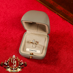 10ct Gold Ring "Demeter" with Genuine Diamonds