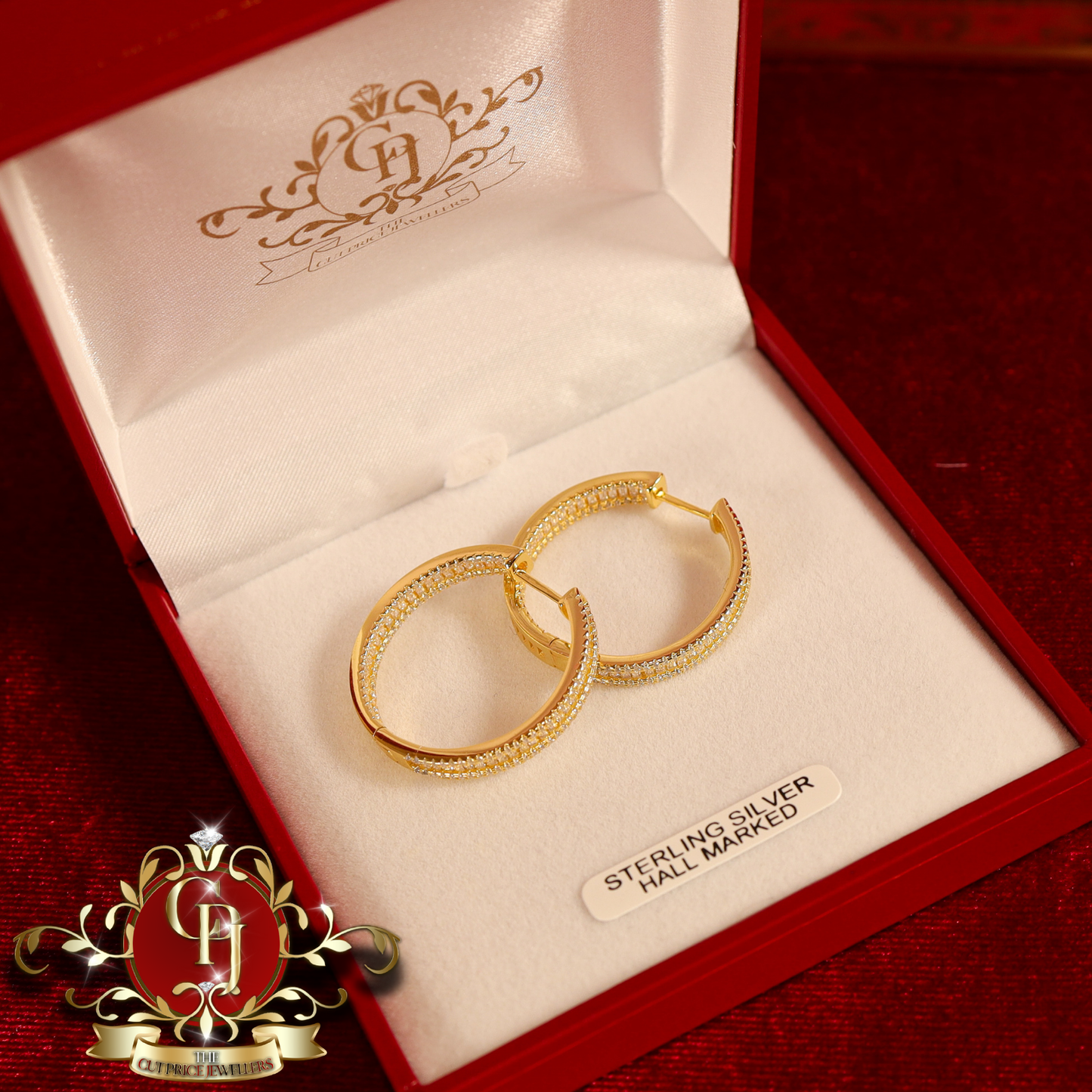 CHRISTMAS DROP NO.1: The "Addison" Hoop Earrings (Gold-Plated) | The Cut Price Jewellers