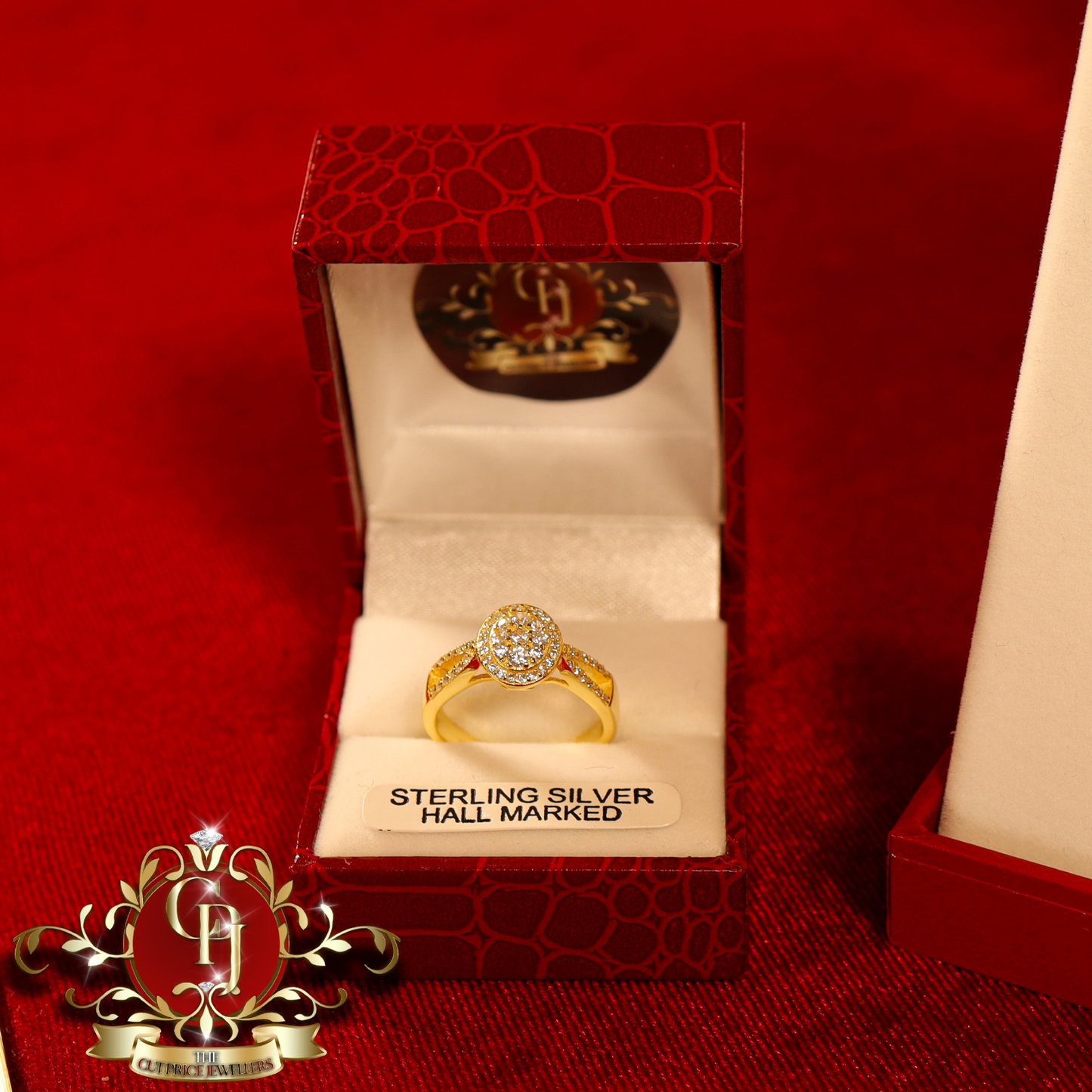 CHRISTMAS DROP NO.6: The "Aliza" Set (Gold-Plated with Cubic Zirconia) | The Cut Price Jewellers