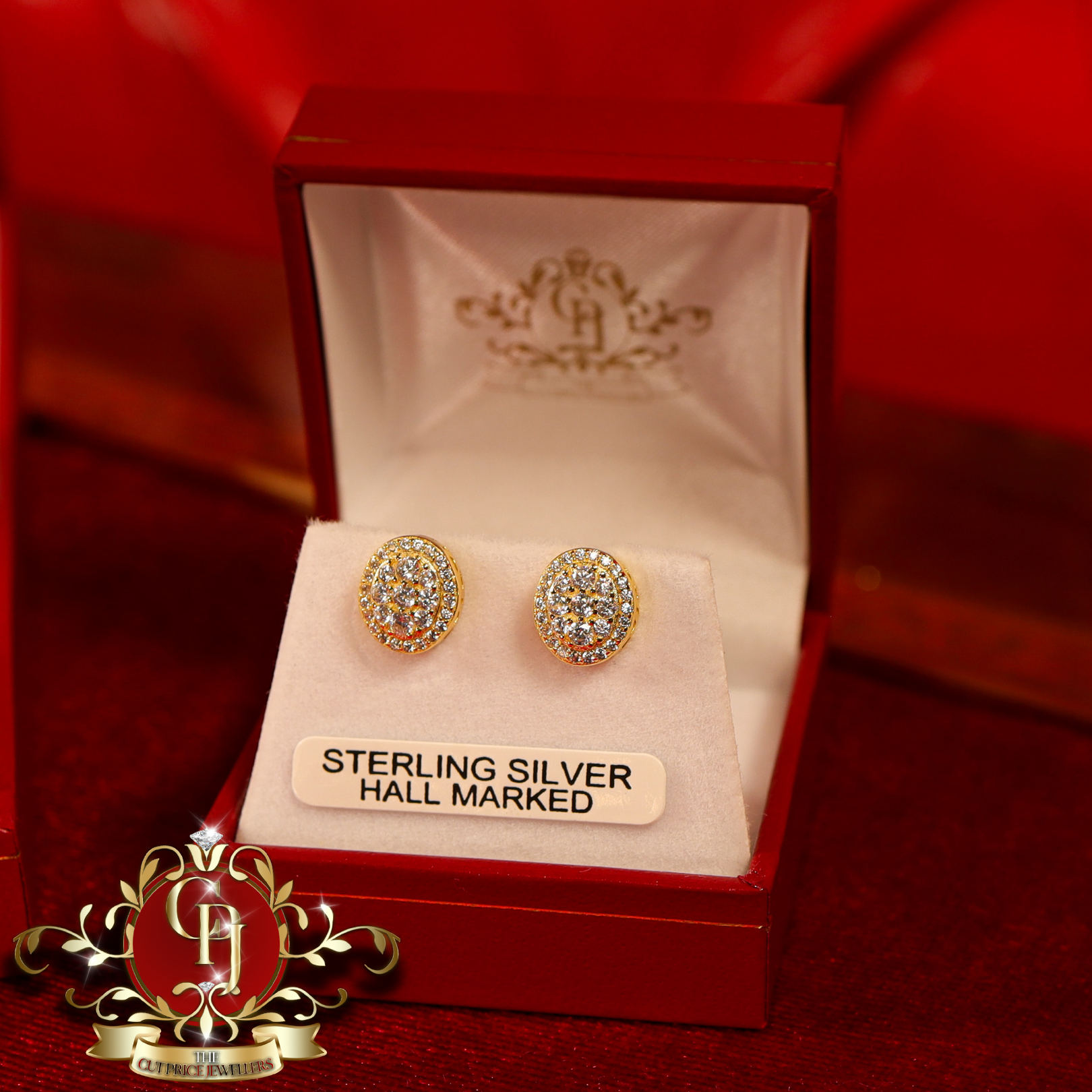 CHRISTMAS DROP NO.6: The "Aliza" Set (Gold-Plated with Cubic Zirconia)