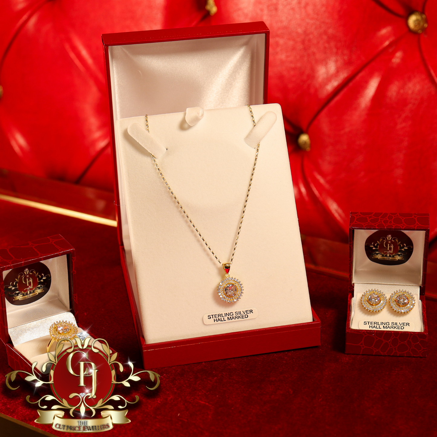 CHRISTMAS DROP NO.3: The "Amara" Set (Gold-Plated) | The Cut Price Jewellers