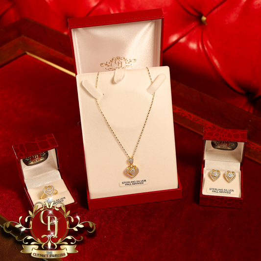 CHRISTMAS DROP NO.3: The "Aura" Set (Gold-Plated) | The Cut Price Jewellers