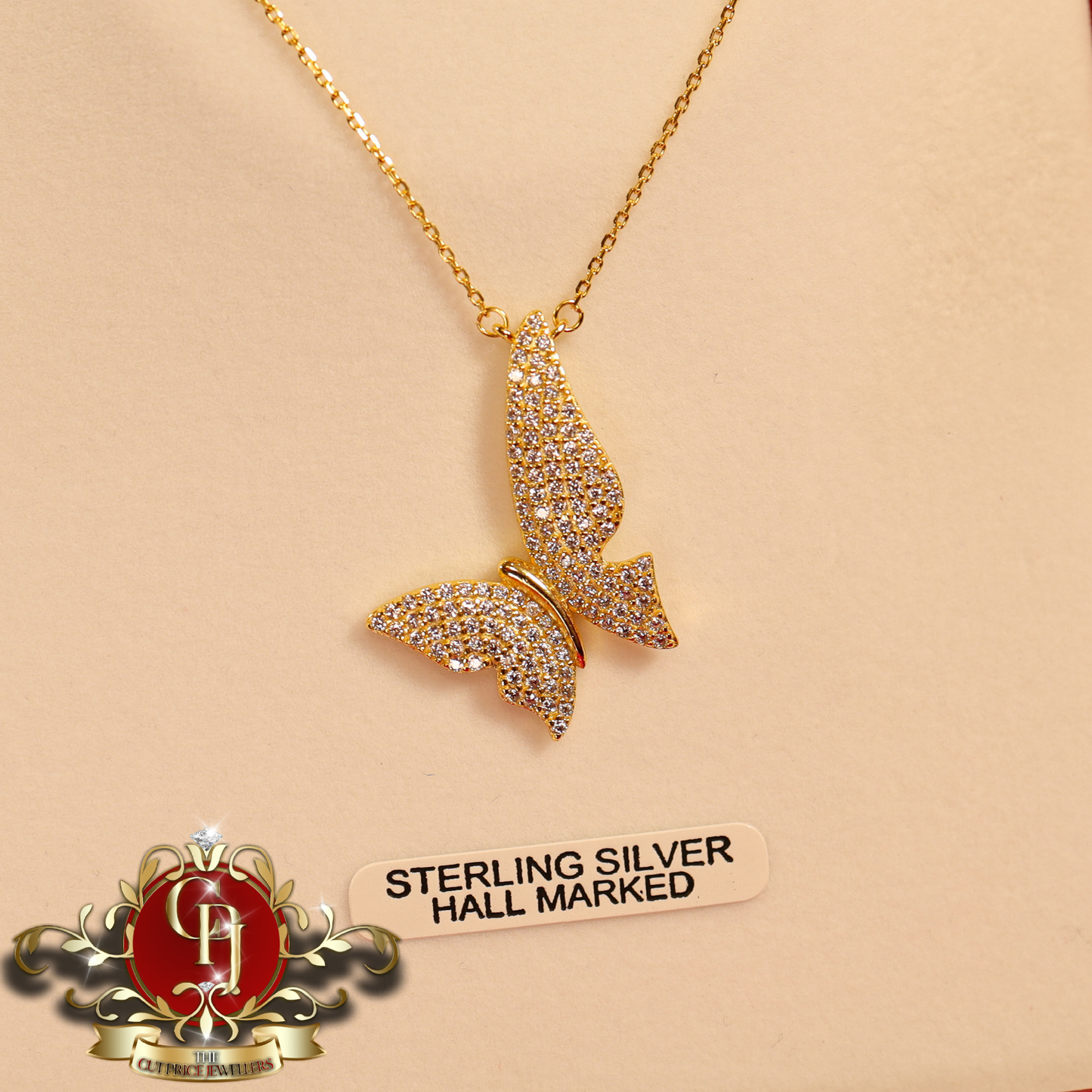 CHRISTMAS DROP NO.1: The "Butterfly" Set (Gold-Plated) | The Cut Price Jewellers