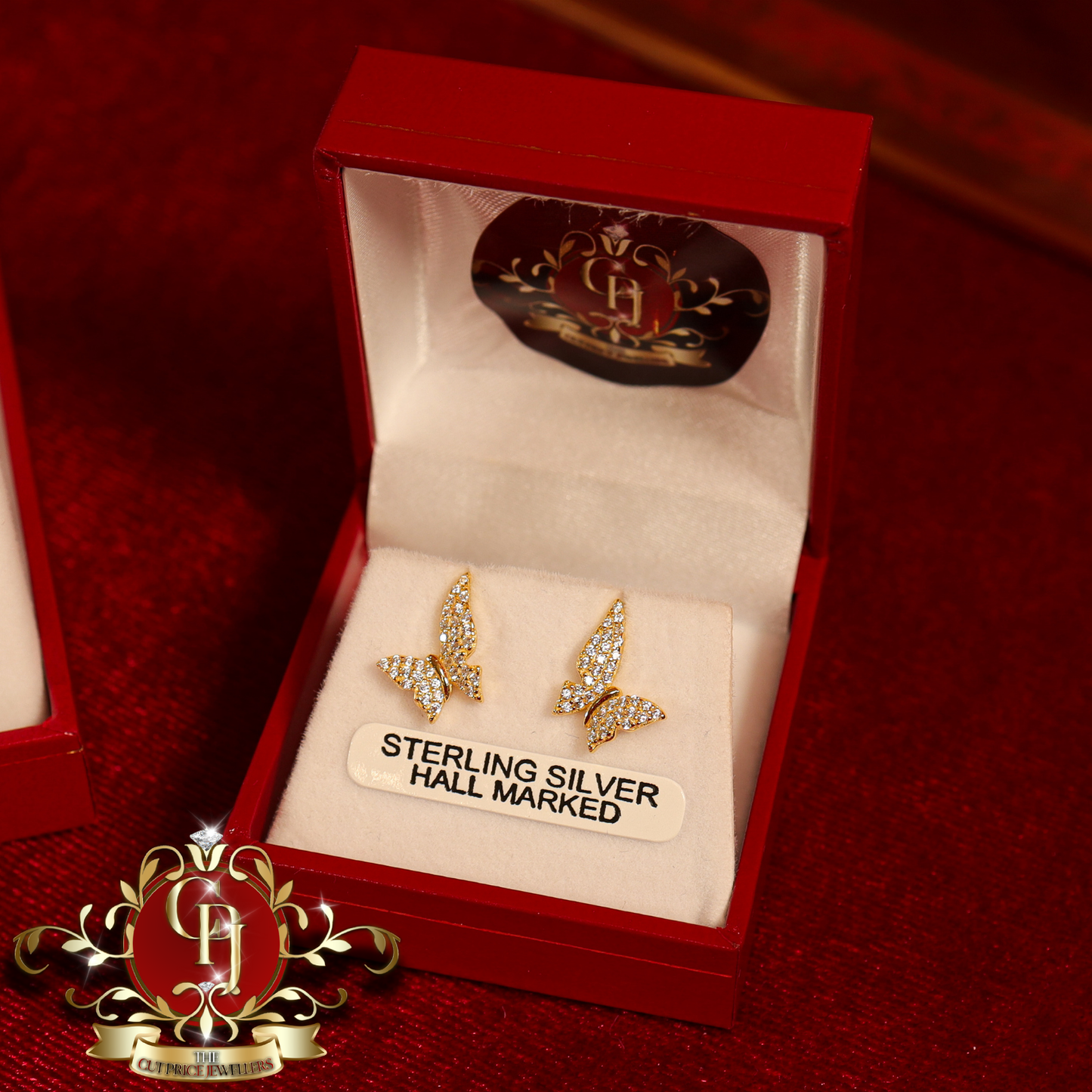 CHRISTMAS DROP NO.1: The "Butterfly" Set (Gold-Plated) | The Cut Price Jewellers