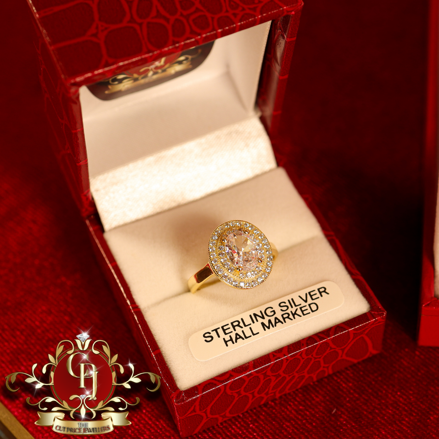 CHRISTMAS DROP NO.5: The "Destiny" Set (Gold-Plated with Cubic Zirconia) | The Cut Price Jewellers