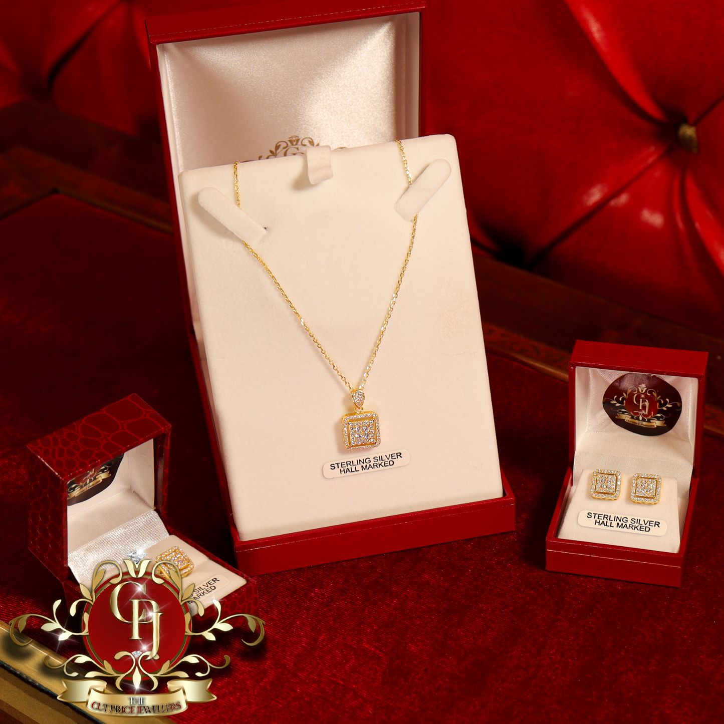 CHRISTMAS DROP NO.2: The "Georgia" Set (Gold-Plated) | The Cut Price Jewellers