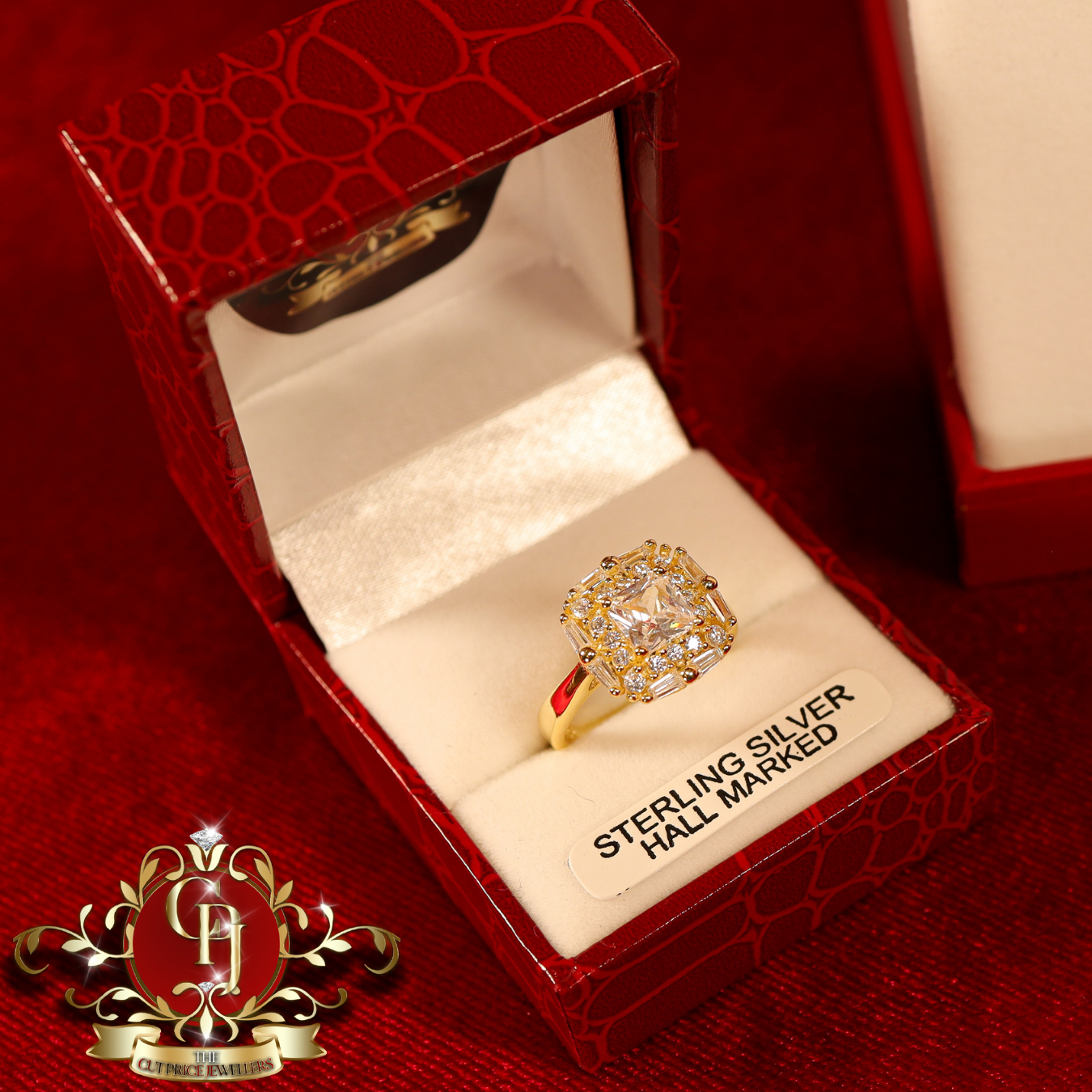 CHRISTMAS DROP NO.6: The "Gloria" Set (Gold-Plated with Cubic Zirconia)