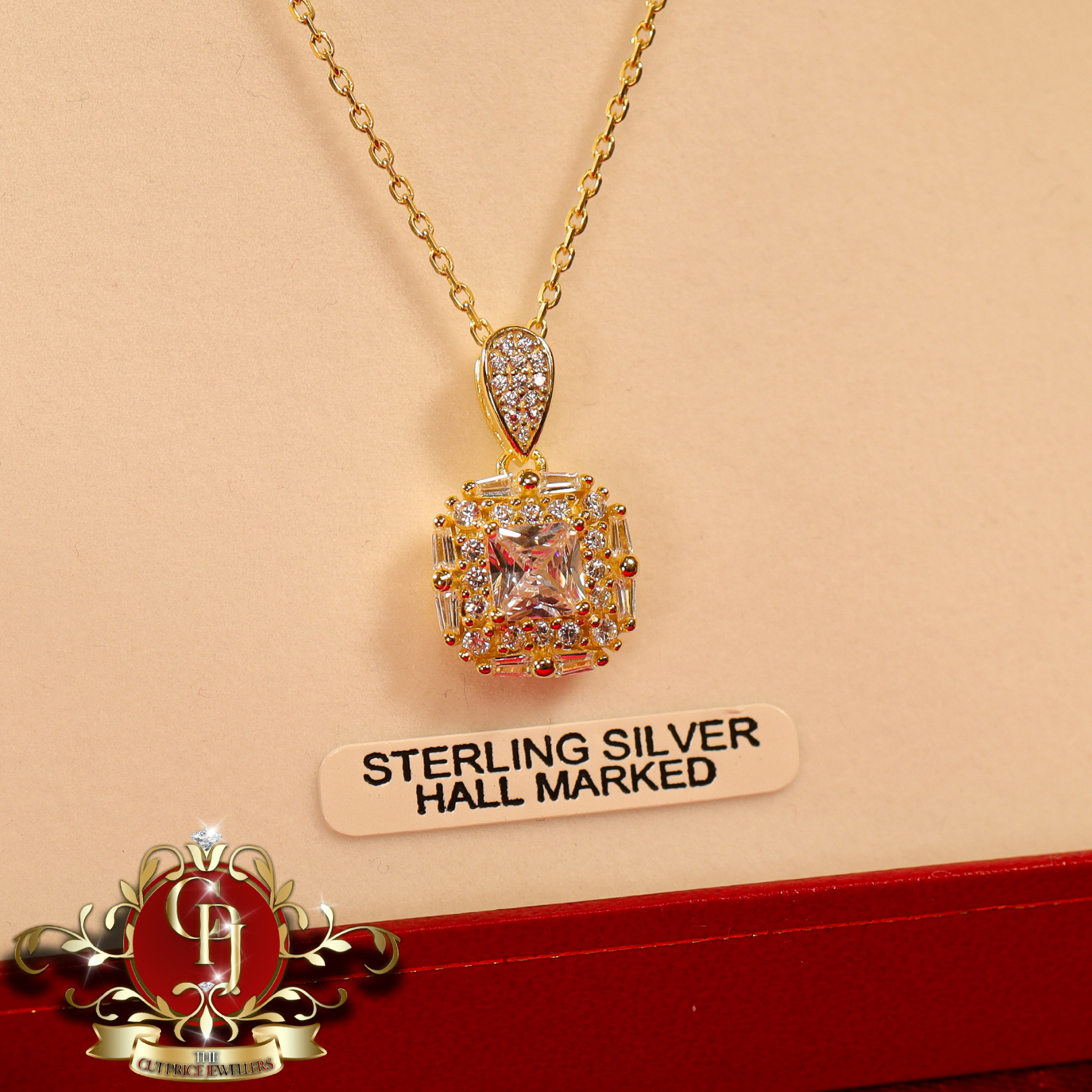 CHRISTMAS DROP NO.6: The "Gloria" Set (Gold-Plated with Cubic Zirconia)
