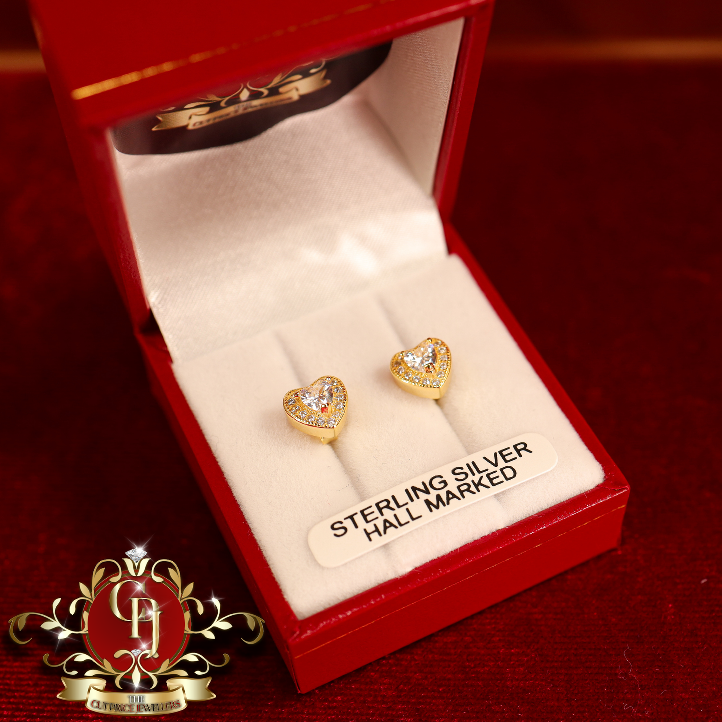 CHRISTMAS DROP NO.1: The "Lovey" Studs (Gold-Plated) | The Cut Price Jewellers