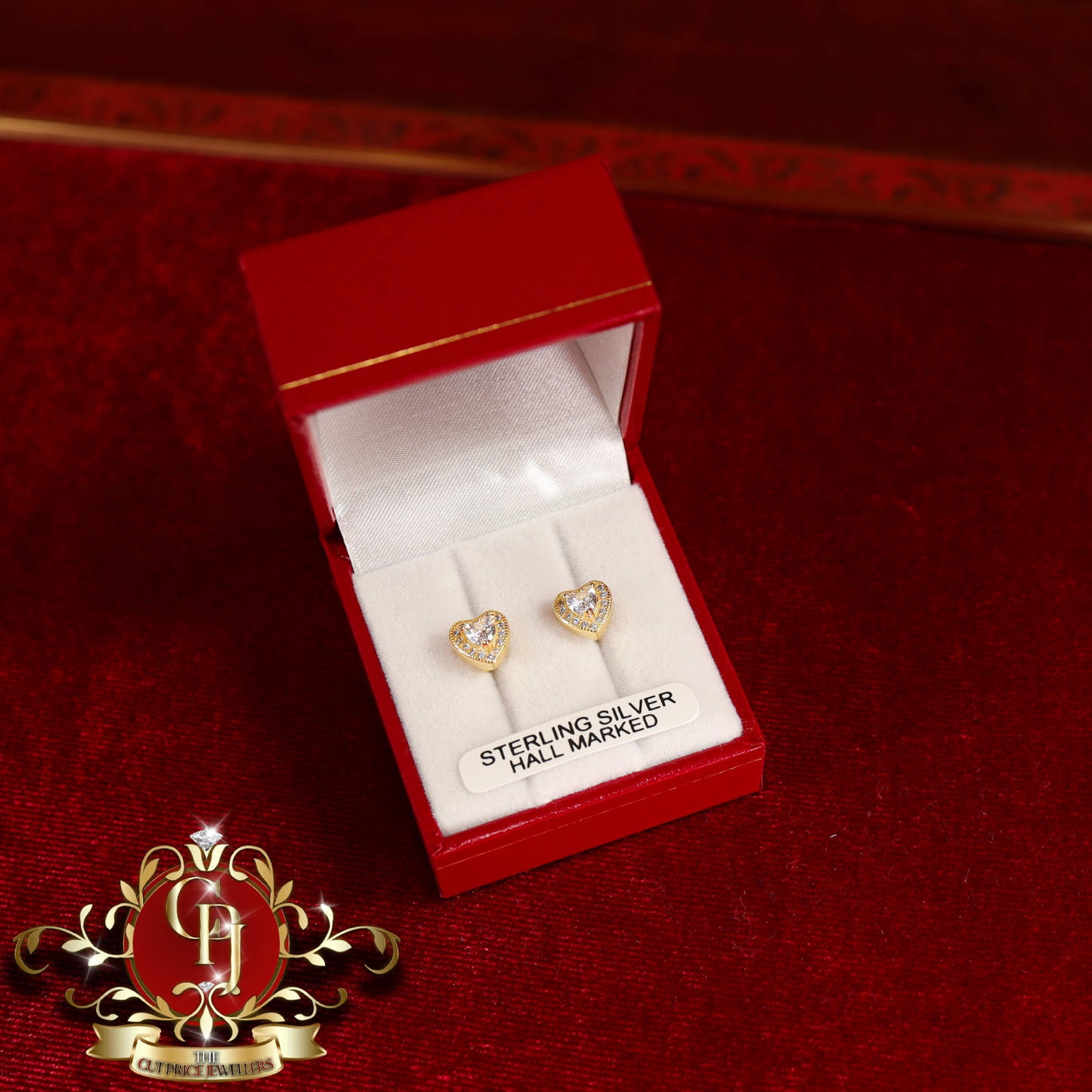 CHRISTMAS DROP NO.1: The "Lovey" Studs (Gold-Plated) | The Cut Price Jewellers