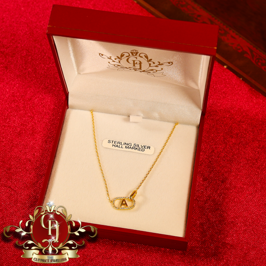 The "Initial" Chain (Gold-Plated) | The Cut Price Jewellers