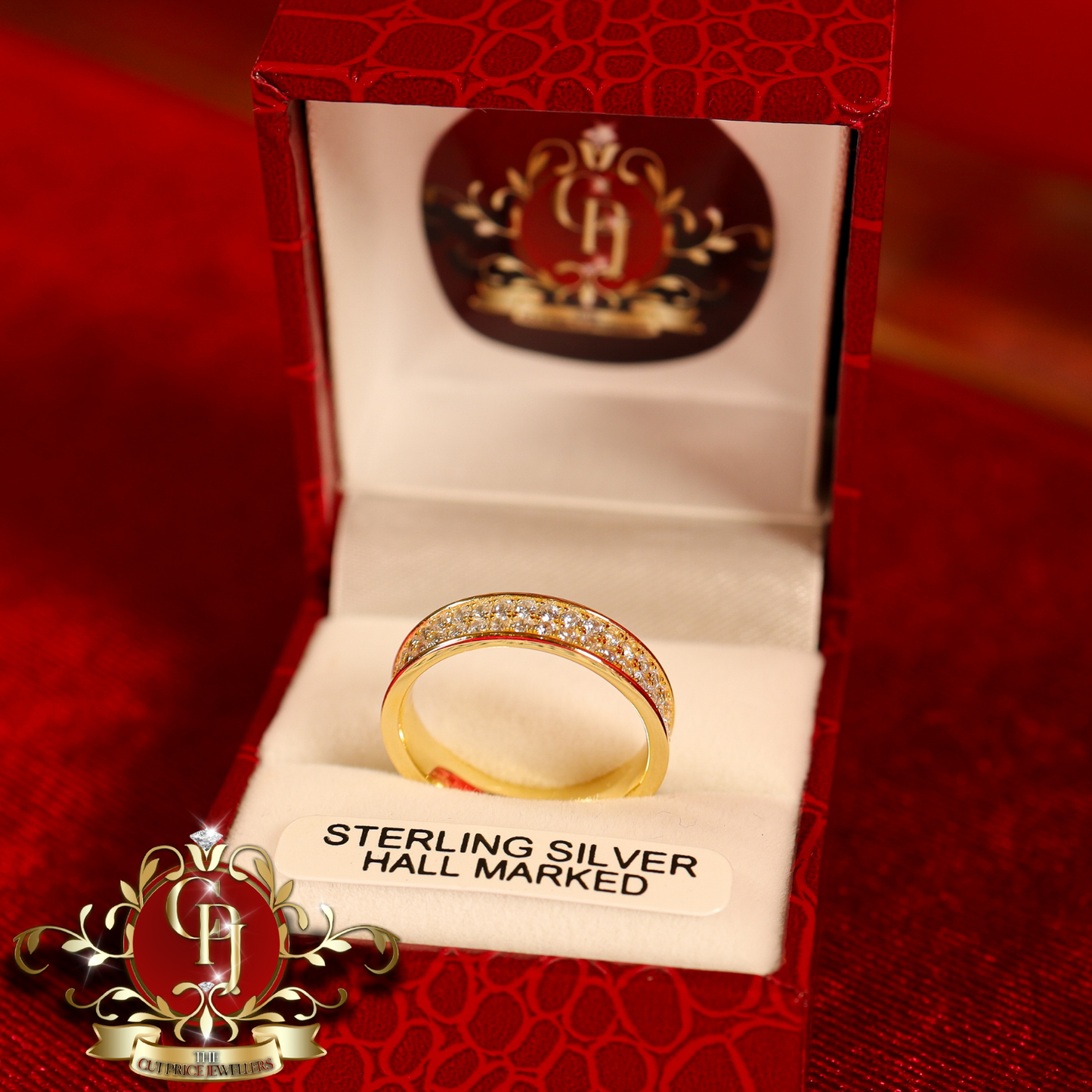 CHRISTMAS DROP NO.5: The "Jayla" Ring (Gold-Plated with Cubic Zirconia) | The Cut Price Jewellers