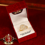 CHRISTMAS DROP Ring (Gold-Plated with Cubic Zirconia)