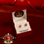 CHRISTMAS Studs (Gold-Plated with Cubic Zirconia)