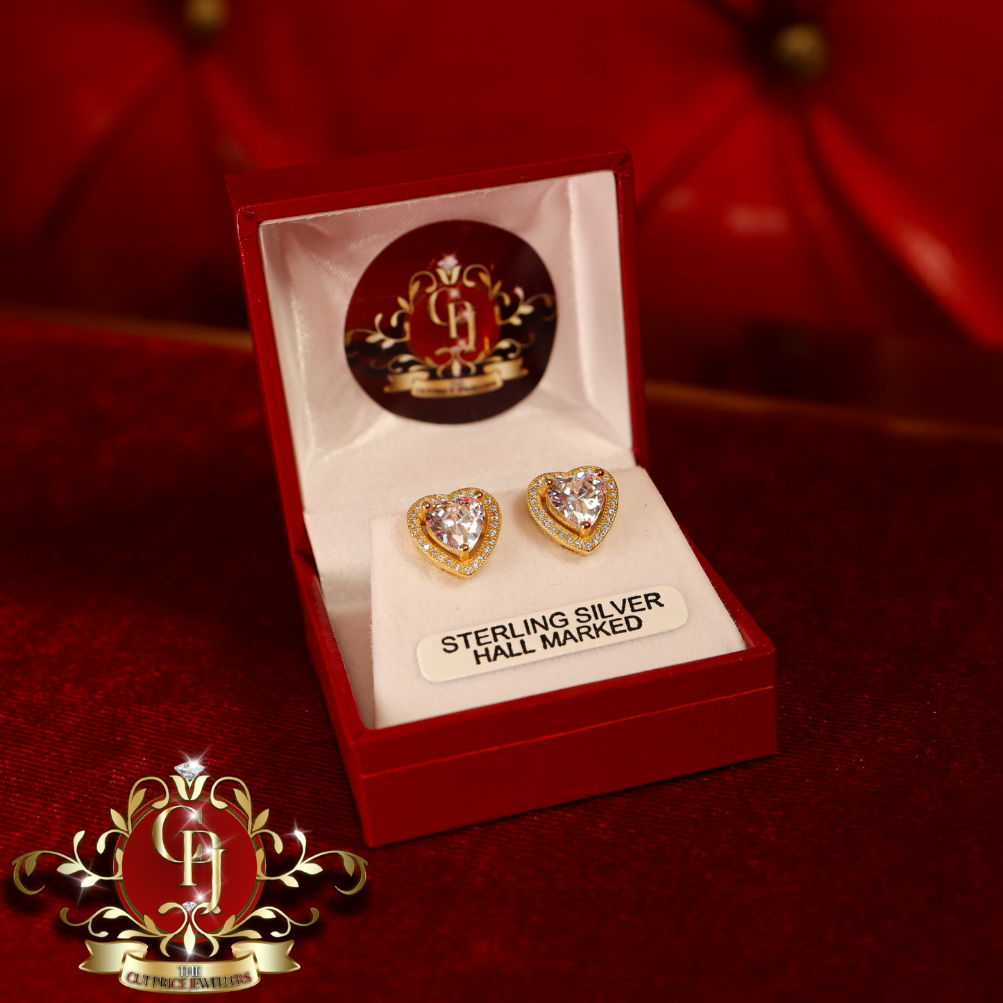 CHRISTMAS DROP NO.2: The "Maya" Stud Earrings (Gold-Plated) | The Cut Price Jewellers