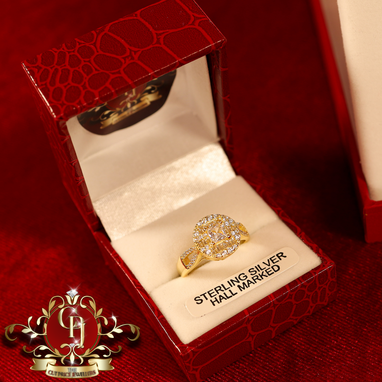 CHRISTMAS DROP NO.6: The "Milan" Set (Gold-Plated with Cubic Zirconia)