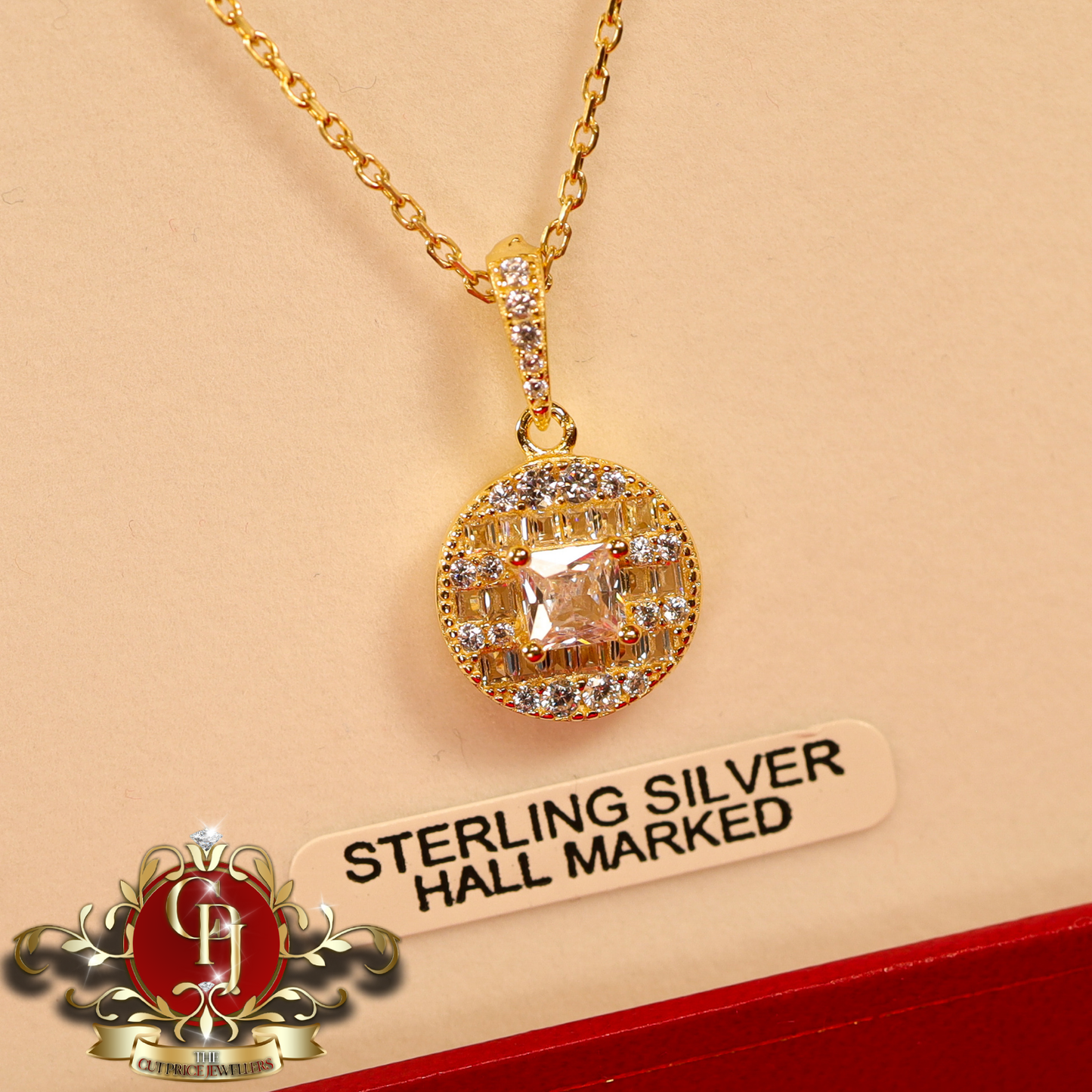 CHRISTMAS DROP NO.6: The "Milan" Set (Gold-Plated with Cubic Zirconia) | The Cut Price Jewellers