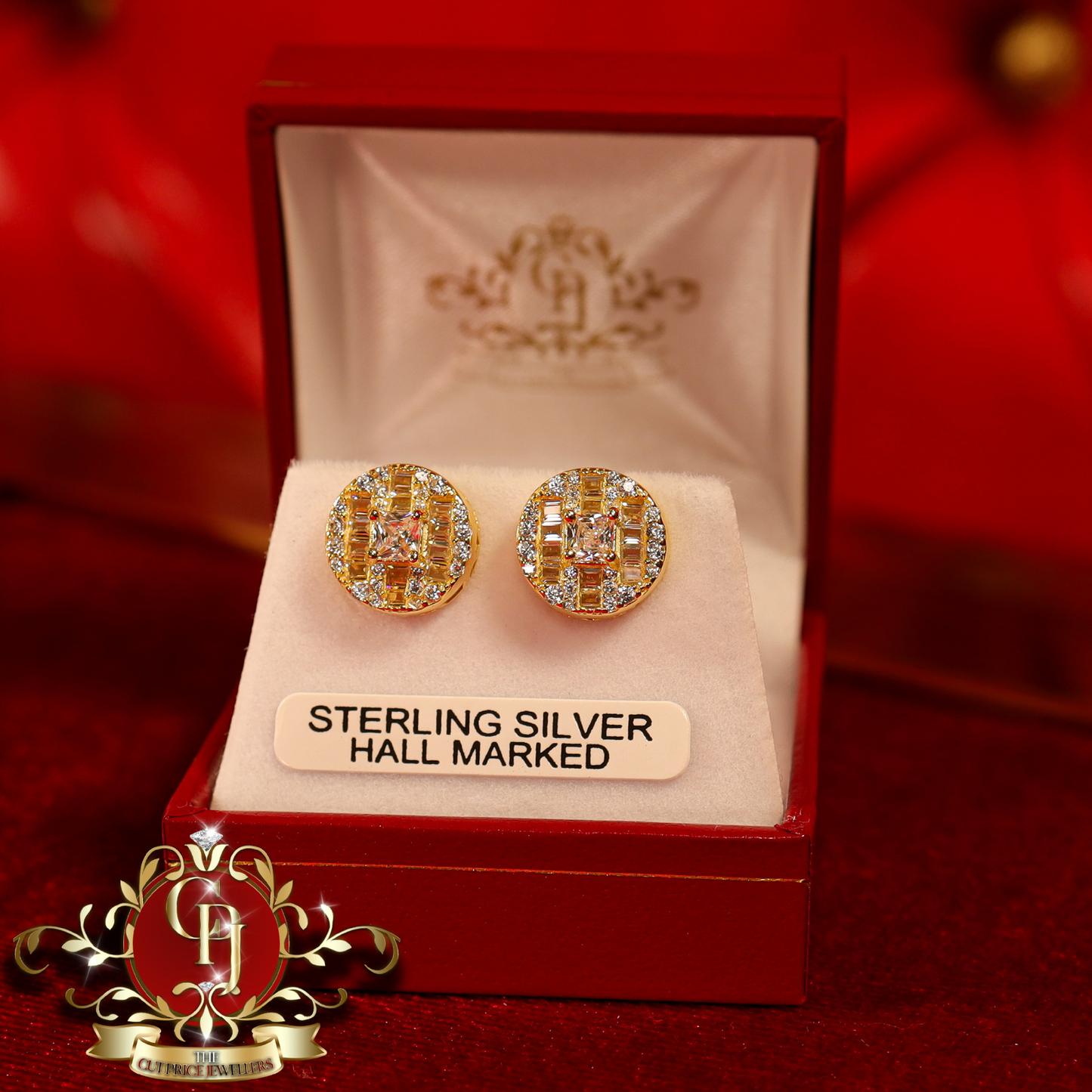 CHRISTMAS DROP NO.6: The "Milan" Set (Gold-Plated with Cubic Zirconia) | The Cut Price Jewellers