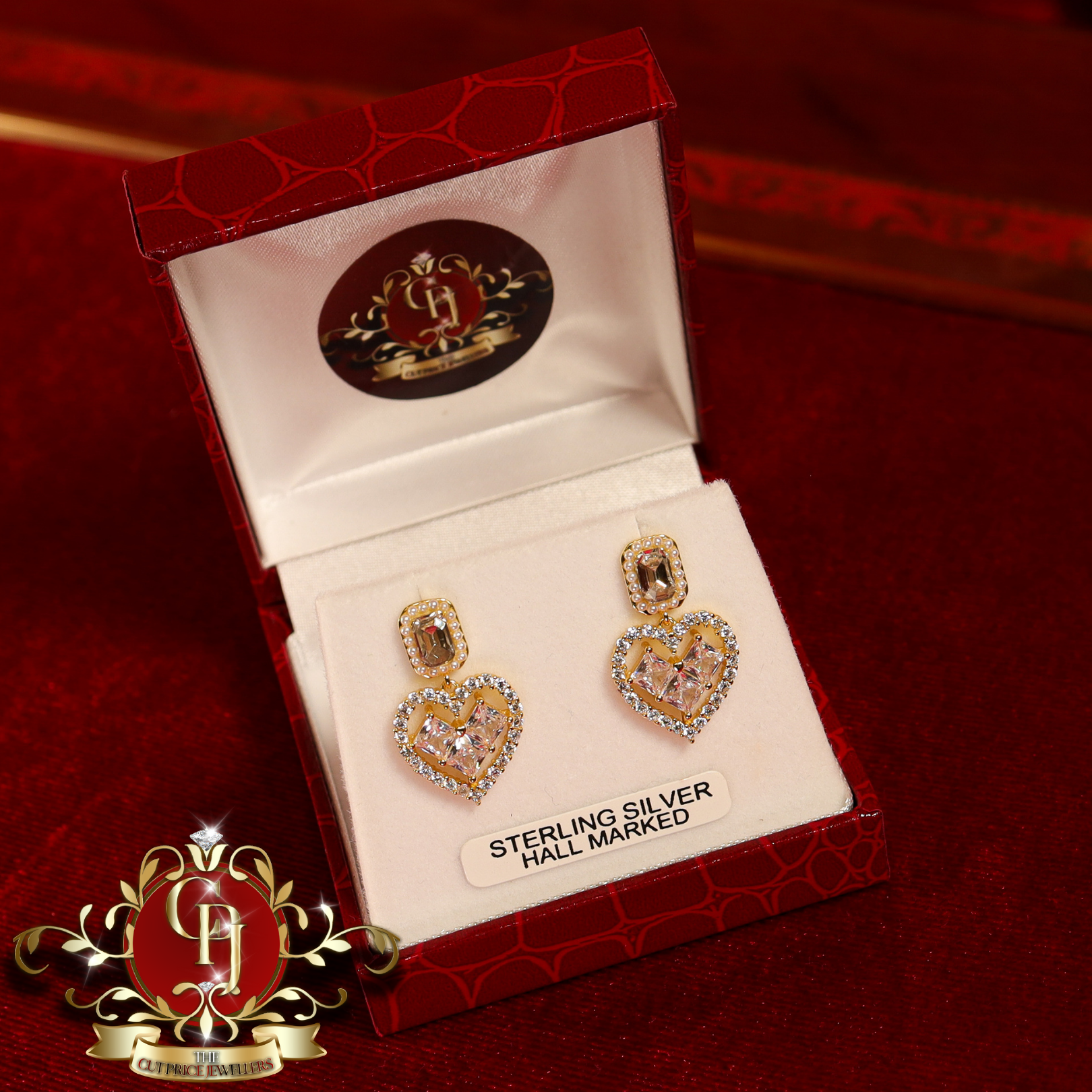 CHRISTMAS Drop Earrings (Gold-Plated)