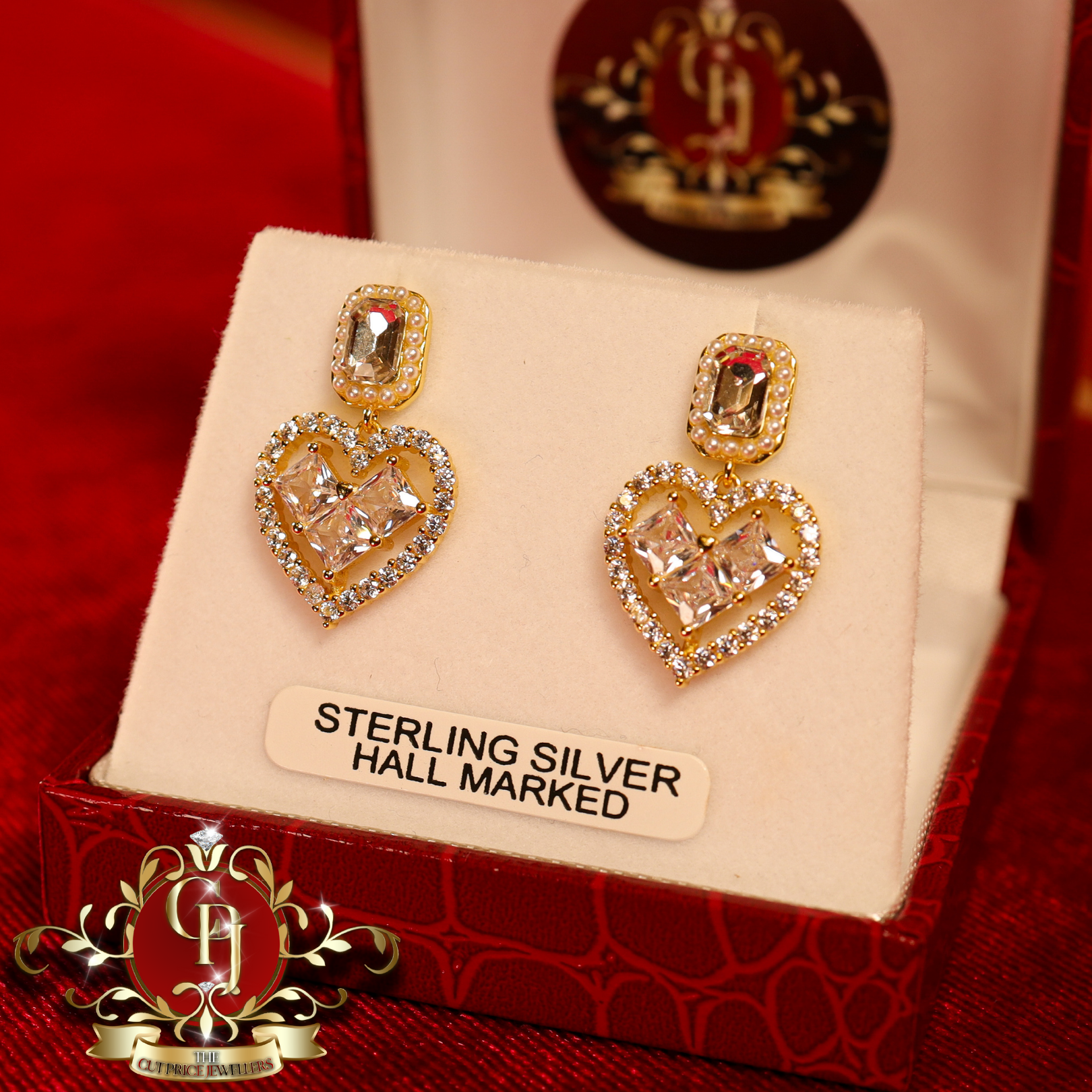 CHRISTMAS Drop Earrings (Gold-Plated)